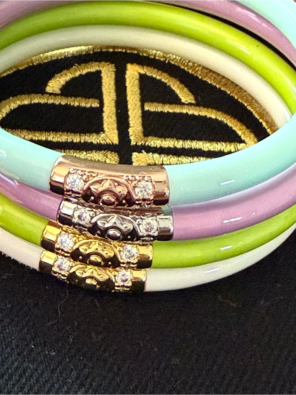 NWT Budhagirl AWB bracelets in limited edition Bloom Three Kings Size Large 🤩 - Picture 4 of 6